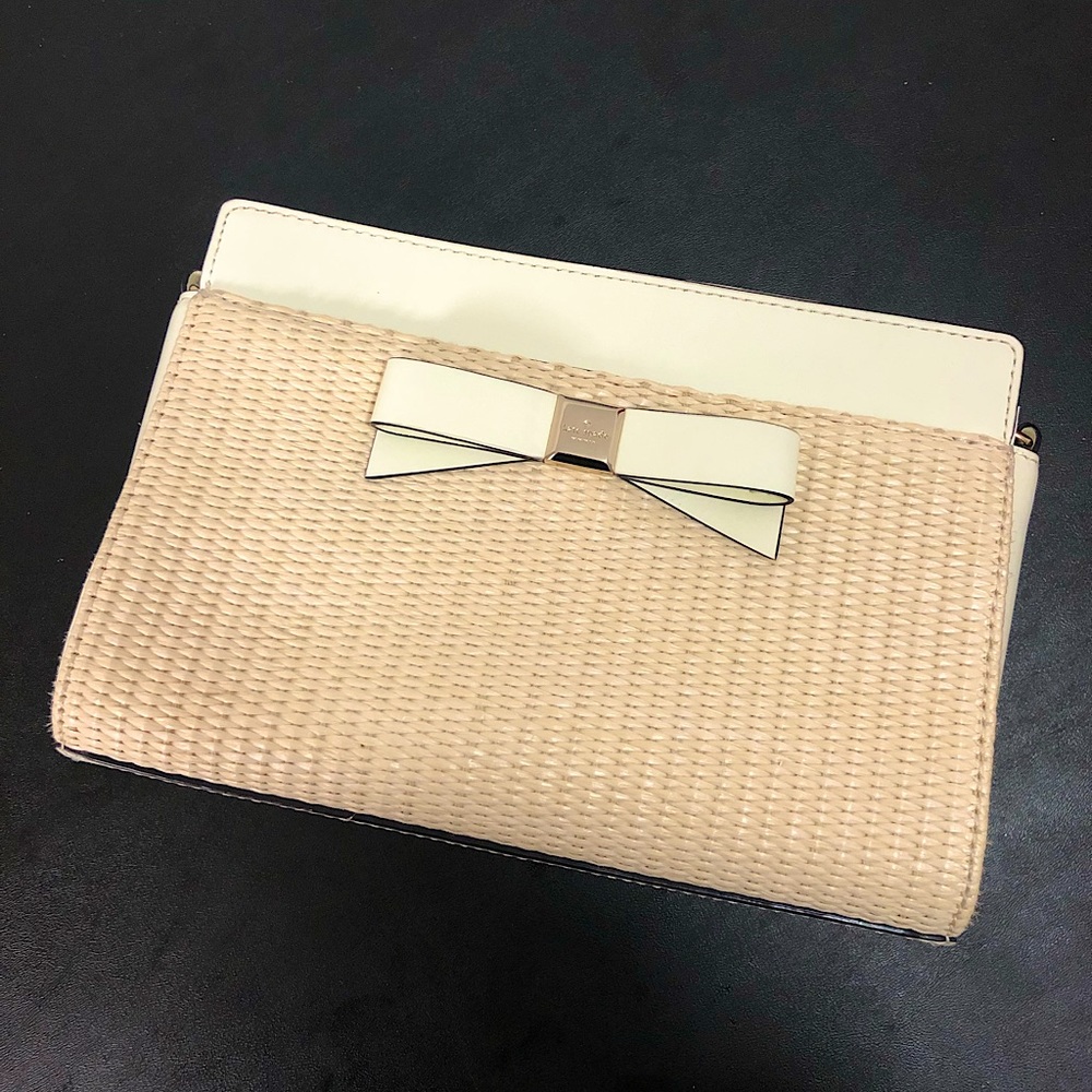 Kate Spade Wicker/Basket Crossbody Bag